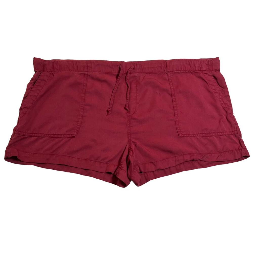 GAP High Rise Lyocell Soft Utility Shorts Size XL Casual Summer Vacation Comfy
